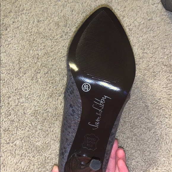 Sam and Libby snake print heels - Picture 4 of 4